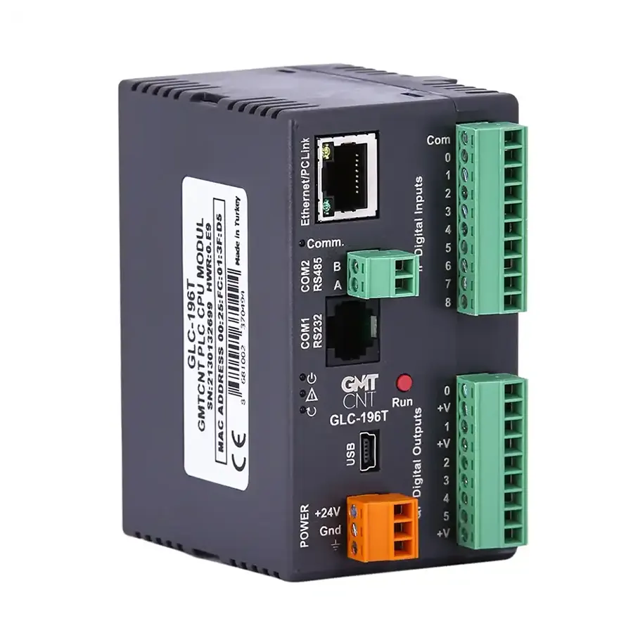 GLC-196T Yerli Üretim PLC CPU Modülü - Görsel 3