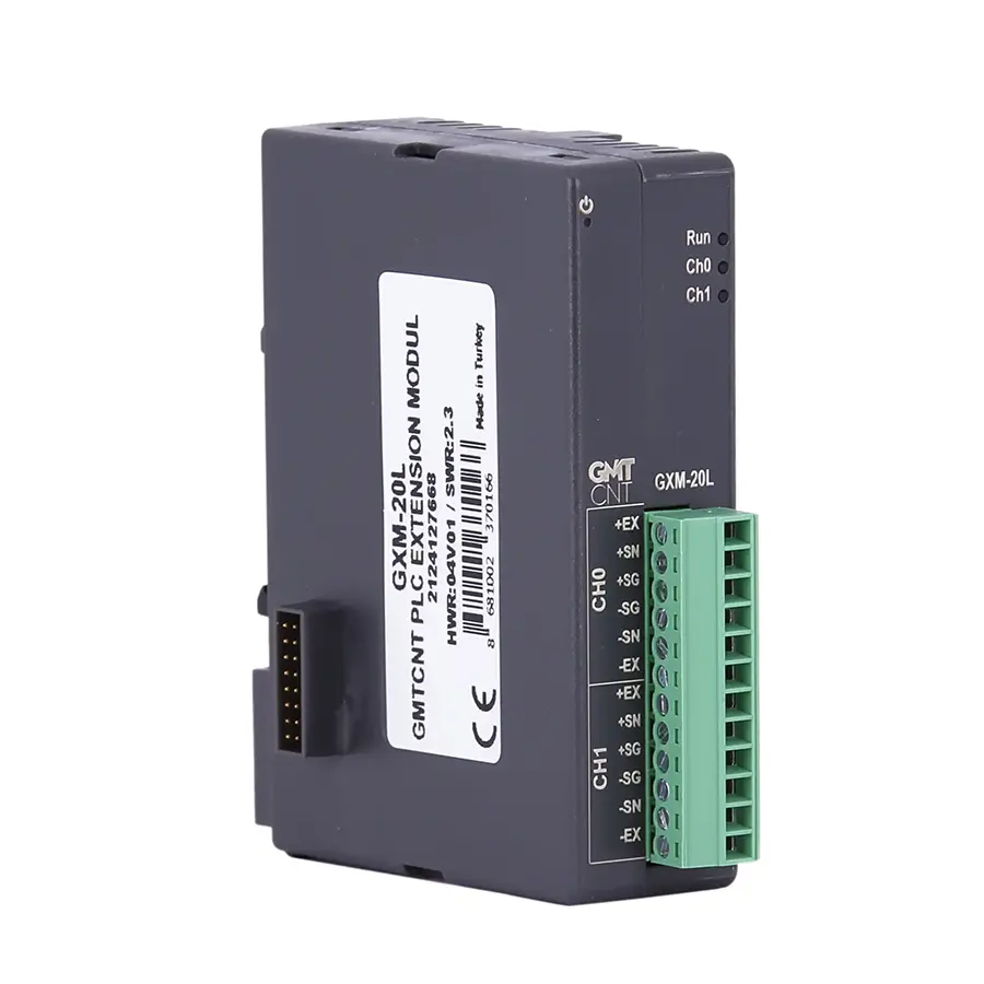 GMTCNT GXM-20L Çift Kanal Load Cell PLC Genişleme Modülü - Görsel 2